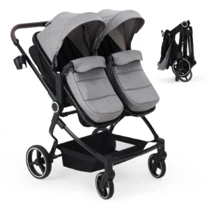 Double Stroller for Newborn and Toddler