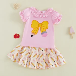 Girls Back to School 2 Piece Set