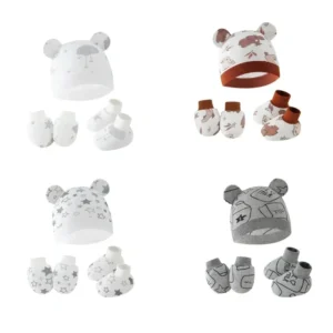 Newborn Baby Hat, Gloves and Socks Set