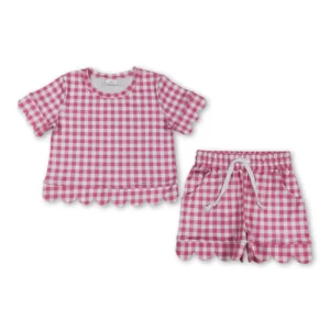 Short Scallop Clothes Sets