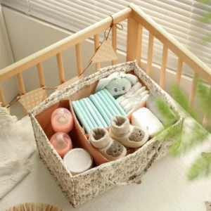 Floral Diaper Caddy Organizer
