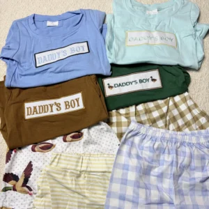 Boys 'Daddy's Boy' Shorts Set