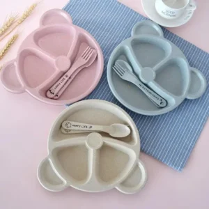 Bear Kids Plate Set