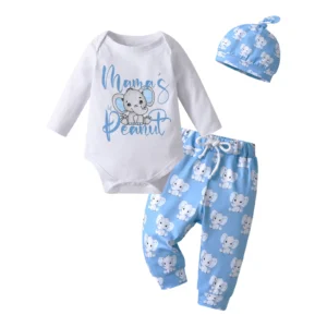 3pc Boys Romper Set